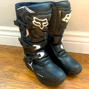 FOX Dirt Bike Boots Youth Sz 2